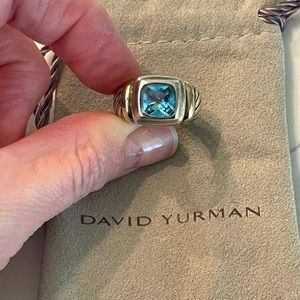 David Yurman Blue Topaz size 5.5 Ring